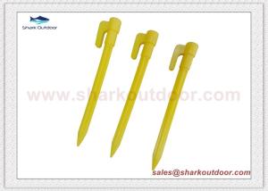 China Environment-friendly safety plastic tent peg for softer ground 6 in. factory