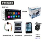 Fast Charging Double Din Car Stereo With Sat Nav / In Dash Touch Screen Radio