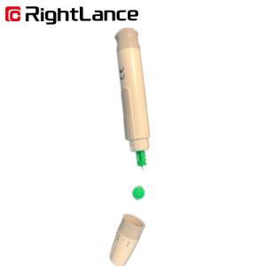 China Blood Sample Blood Sugar Auto Lancet Pen Finger Pricking Device With Ejection factory
