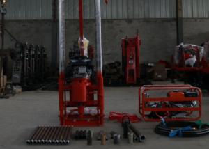 China Portable Soil Testing Geological Drilling Rig 30 Meters Depth factory