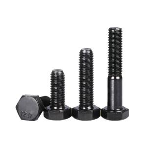 China HDG Carbon Steel Hex Head Bolt 3/8 1/4 5/16 Manufacture Ansi Unc DIN 4.8 8.8 10.9 12.9 factory