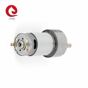 China JQM-37RS 395 37mm High Efficiency Spur Gear DC Motor 12V/24V 6000rpm DC Motor with gearbox factory