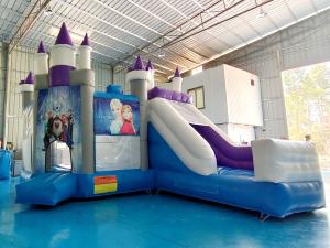 China Hot Sale Inflatable Jumping House Frozen Cartoon Inflatable Slide For Party Inflatable Combo Castle For Outdoor Indoor factory