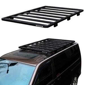 China Car Roof Carrier Multivan 4X4 Crossbar Basket Flat Aluminum Alloy Platform Roof Mount factory