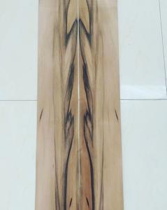 China Satin Walnut Smoked Veneer Satin Walnut Fumed Veneers Exotic Wood Veneers for Interior Design Architectural Panel factory