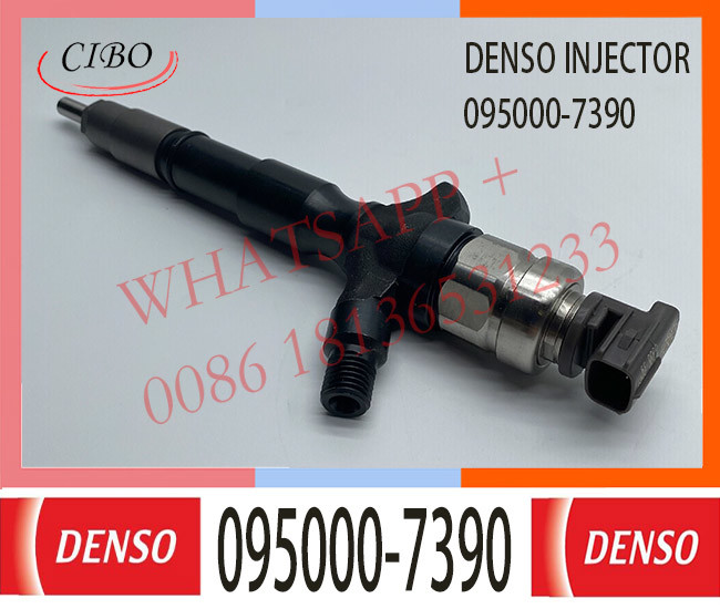 095000-7390 Common Rail Diesel Fuel Injector For TOYOTA 2KD-FTV 23670-30240 23670-39235