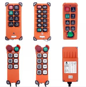 China F21-E1B AC36V DC12-24V 6 Button Universal Industrial Wireless Remote Control For Hoist factory