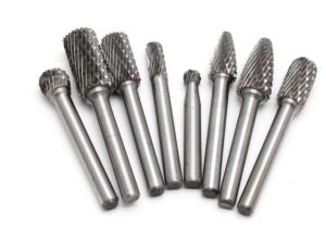 China Polished Tungsten Carbide Bur Bits Rotary Cutter Files CNC Engraving Tool factory