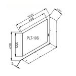18.4 Inch Flip Up Lcd Monitor 1920 X 1080 Resolution Ratio With 105 Degree Flip