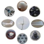 24V/48 400W 500W 600W Horizontal Axis Wind Power Generator On Rooftop M2 Model