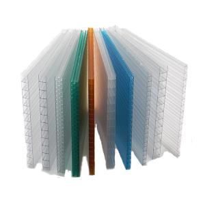 China Transparent 2.1m Width Polycarbonate Hollow Sheet factory