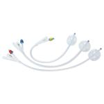 Single Use Disposable Foley Catheter , 22Fr Triple Way Catheter