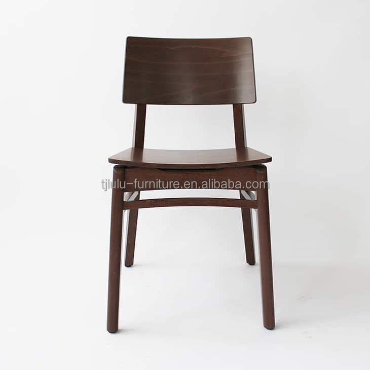 Home Furniture Nordic Style Solid Wood Dining Chair for Small Apartments Durable Design