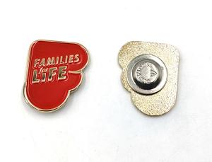 China Commemorative Public Service Badge Single Metal Color Soft Enamel Lapel Pins factory