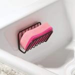 Anti-Rust Drain Design Kitchen Sink Suction Cup Sponge Caddy Sponge Holder for