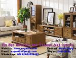 Solid wood coffee table Ash transparent paint living room coffee table furniture