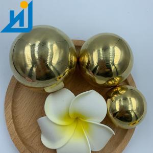 China Polished Hollow Brass Ball Hollow Spheres 50mm 60mm 80mm 90mm 100mm 120mm factory
