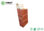 Matte Lamination Cardboard Floor Displays , Easy Advertising Cardboard Display