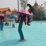 Different Style Spray Park Equipment , Fiberglass Splash Park Equipment