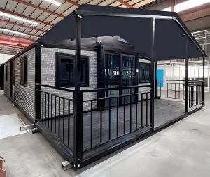 China Customizable Expandable Container House with EPS Sandwich Panel Wall 56 Square Meter Floor Area factory