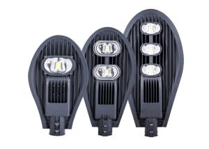China 50w IP65 Waterproof LED Street Light Aluminum Housing Steel With Solar Panel factory