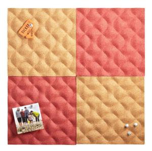 China Personalized Painted Decorative Cork Board 20x20x11.5mm factory