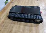 Chassis 300kg Crawler Undercarriage For Fire Equipment Wheelchair Lawn Mower