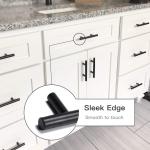 Stainless Steel Handles Kitchen accessories Kitchen Cabinet Handles with Black