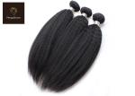 100g 10a Unprocessed Virgin Hair Bundles Black Yaki Straight Hair Weave