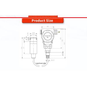 Industrial Grade UNIVO UBPT500-602TY Liquid Level Transmitter with Customized