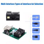 OEM Fixed Barcode Scanner Module Mini 2D Barcode Scan Engine 4mil Resolution