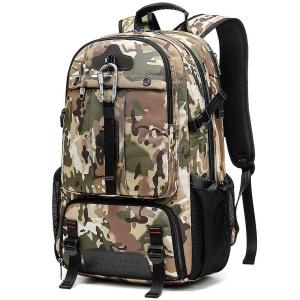 China Oxford 65 Liter Hiking Backpack Camouflage Hiking Backpack OEM/ODM factory