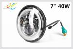 DOT approved 7'' 40W High low beam Jeep wrangler headlight with Daytime running
