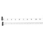 60 Inches Black Retractable Body Tape Measure For Fitness Enthusiasts