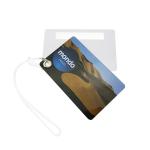 Customized Size PVC Luggage Tag Customized Size Die Cut CMYK Printing