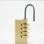 4 Digital English Letter Brass Combination padLock big Size English alphabet