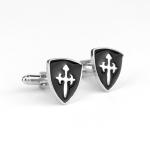 Cufflinks United States American Flag Icon Silver Luxury Jewelry Fashion Jewelry