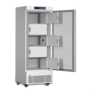 China Multiple Alarms 328L Free Standing Deep Biomedical Vaccine Freezer Minus 25 Degrees factory