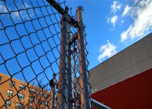 China chain link residential fence hot dipped galvanized to be 366gram/m2 mesh 50mmx50mm 11.5gauge factory