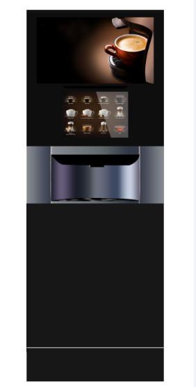 Floor Standing Coffee Machine For Professional Multifunctional Vending With