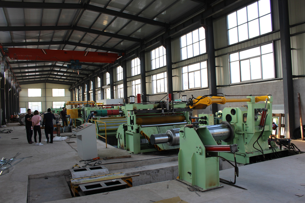 Automatic Steel Slitting Machine For Metal Coil PLC Control