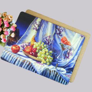 China Fashional MDF wooden placemats/Table Mat factory