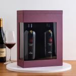 Custom Luxury Colorful Wine Bottle Shipping Boxes and Inserts with Logo