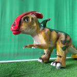 Amusement Park Three Wheels Animatronic Dinosaur Ride Electric Ride on Dinosaur