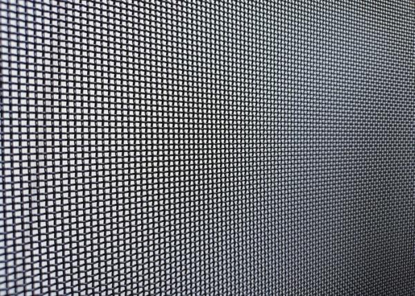 240mm Length 120mm Width Woven Wire Mesh , Stainless Steel Woven Mesh Black