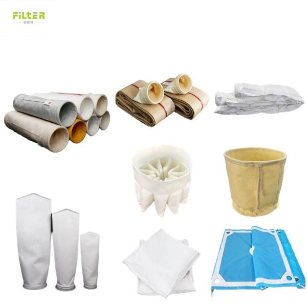 China Industrial Filter-Bag Manufacturing Filter Sleeves Dust Collector Polyester PPS PTFE P84 Nomex Fiberglass Bag Dust Filter Bag With Filter factory
