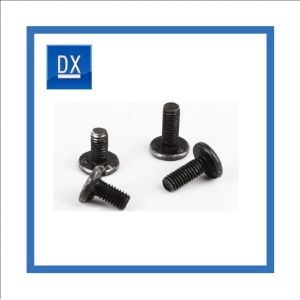 China Round Head Q235 GB Spot Welding Screw Black Oxidized on sale