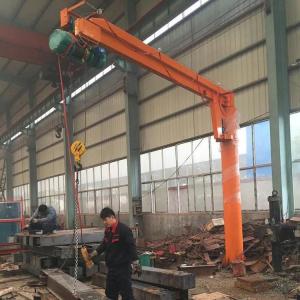China Remote Control Lifting 6m Floor Mounted Jib Crane factory