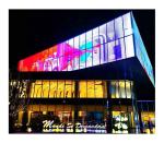 P3.91-p7.81 SMD3535 110V Outdoor Transparent Led Screen Indoor Mesh Led Film