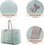 Xl 100l Foldable Custom Travel Bag For Luggage Gym Sports Large 18x13x6.3"